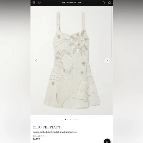 Elegant White Mini Dress - Picture 2 of 3